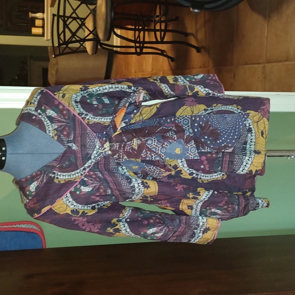 Adriana Barra Multicolor Blouse Sz. 3 - Picture 1 of 7